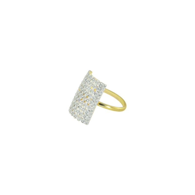 Designer Gold Plated AD RING