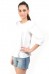 White Cotton Top For Women By Shipgig