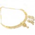 Gold Plated American Diamond Stone Necklace Set