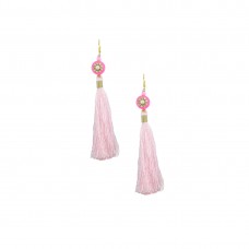 Stylish Thread Dangler In Pink Color