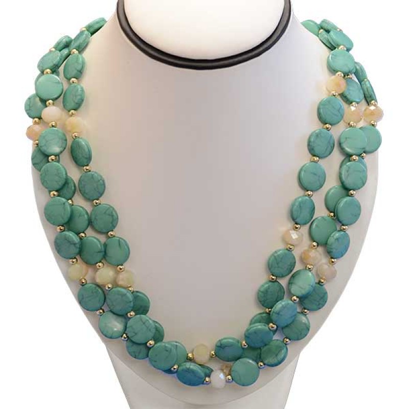 Jaipuri Turquoise Necklace