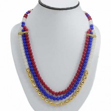 3 Layered Jaipuri Necklace