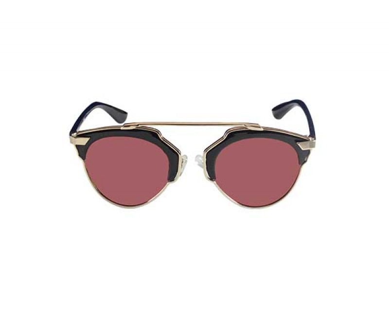 Oval  Sunglasses In Red Shades