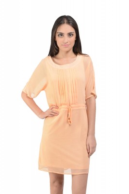 Orange Designer Dress By Shipgig