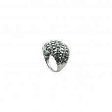 Multiple Shinny Stones Ring In Silver Color