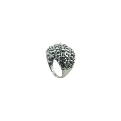 Multiple Shinny Stones Ring In Silver Color